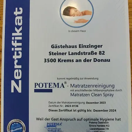 Gaestehaus Einzinger *